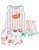 Pijama Carters Infantil 3 pecas Melancia Shorts - Imagem 1