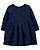 Vestido Carters Azul Coração Manga Longa - Imagem 1