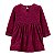 Vestido Carters Vinho Manga Longa + Calcinha - Imagem 2