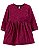 Vestido Carters Vinho Manga Longa + Calcinha - Imagem 1