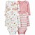 Kit Body Carters Manga Longa 4 pecas Rosa Elefante - Imagem 1
