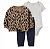Conjunto Carters 3 pecas Casaco Sherpa Oncinha - Imagem 1