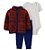 Conjunto Carters 3 pecas Casaco Sherpa Marrom Etnico - Imagem 1
