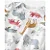 Kit Body Carters Manga Curta 3 pecas Algodao Organico Animais Rosa - Little Planet - Imagem 2