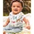 Kit Body Carters Manga Curta 3 pecas Algodao Organico Animais Rosa - Little Planet - Imagem 4