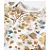 Kit Body Carters Manga Curta 3 pecas Algodao Organico Flores Amarelo - Little Planet - Imagem 2