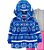 Conjunto Carters 3 pecas Casaco Fleece Azul e Rosa Etnico - Imagem 2