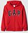 Blusa GAP Moletom Kids Vermelho logo Azul Marinho - Imagem 1