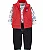 Conjunto Carters 3 pecas Colete Vermelho Esportes - Imagem 1
