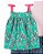Conjunto Carters 3 pecas Curto Trio Verde Flores - Imagem 2