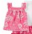 Conjunto Carters 3 pecas Curto Trio Rosa Flores - Imagem 2