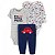 Conjunto Carters 3 pecas Longo Trio Carrinhos - Imagem 1