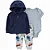 Conjunto Carters 3 pecas Casaco Carros Azul - Imagem 1