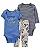 Conjunto Carters 3 pecas Longo Trio Safari Azul - Imagem 1