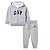 Conjunto GAP Moletom Bebe Zíper Cinza e Azul - Imagem 4