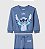 Conjunto GAP Moletom Bebe Azul Disney Stitch Ed Ltda - Imagem 2
