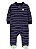 Macacão Carters Fleece Bebe Azul Monstrinho - Imagem 1