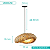 Lustre Pendente De Palha Madeira Fibra Teto Natural Sunfy - Honolulu 50cm - Imagem 2