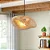 Lustre Pendente De Palha Madeira Fibra Teto Natural Sunfy - Honolulu 50cm - Imagem 4