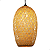 Lustre De Bambu Decoração Casa Hotel Sala De Chá Luz Natural Sunfy - Saint Martin 23cm - Imagem 1