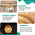 Kit 3 Lustre Mesa Teto Orgânico De Bambu Composição Moderna Sunfy - Cayman 35cm - Imagem 5