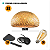 Kit 3 Pendentes Artesanal Completo Fibra Natural + Lampadas Sunfy - Malibu Mini 35cm - Imagem 3