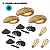 Kit 03 Pendente Teto Completo Sala Jantar Cozinha Natural Sunfy - Honolulu 50cm - Imagem 3