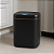 Lixeira Sensor Automatico A Pilha Abre Sem Tocar Preta Luxo Sunfy - 11L - Imagem 1