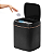 Lixeira Sensor Automatico A Pilha Abre Sem Tocar Preta Luxo Sunfy - 11L - Imagem 5
