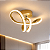 Lustre De Led Design Moderno Luxo C/ Controle 3 Em 1 Bivolt Sunfy - Dourado - Imagem 1