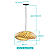 Lustre De Bambu Natural Pendente - Honolulu 60cm - Imagem 2