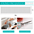 Forro Organizador Antiderrapante para Gaveta Cozinha 150x60cm - Transparente - Imagem 9
