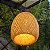 Lustre Teto Parede Retro Sala Pé Direito Bambu Artesanal Palha Sunfy - Aruba 23cm - Imagem 5