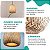 Lustre Teto Parede Retro Sala Pé Direito Bambu Artesanal Palha Sunfy - Aruba 23cm - Imagem 6