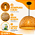 Lustre Pendente Redondo Em Bambu Para Sala Jantar Mesa Sunfy - Malibu 30cm - Imagem 4