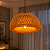 Lustre Pendente Redondo Em Bambu Para Sala Jantar Mesa Sunfy - Malibu 30cm - Imagem 3