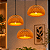 Lustre Pendente Redondo Em Bambu Para Sala Jantar Mesa Sunfy - Malibu 30cm - Imagem 8