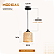 Kit 4 Pendentes De Bambu Lustre Rústico Artesanal Gourmet Sunfy - Aruba - Imagem 2
