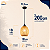 Kit 3 Pendentes Maya 18cm em Bambu com Lâmpadas LED 9W - Imagem 2