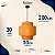 Kit 3 Pendentes Cayman 30cm em Bambu com Lâmpadas LED 9W Sunfy Shop - Imagem 2