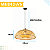 Kit 3 Pendentes Tulum 45cm em Bambu com Lâmpadas LED 9W Sunfy Shop - Imagem 2