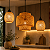 Kit 3 Pendentes Bambu 1 Cayman 30cm + 2 Siesta 18cm com LED - Sunfy Shop - Imagem 5