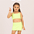 Conjunto Infantil Menina Shorts-saia e Top Ribana Canelada Juvenil - Imagem 6