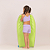 Conjunto Infantil Menina Shorts-saia e Top Ribana Canelada Juvenil - Imagem 5