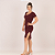 Vestido Midi Feminino Canelado com Fenda P-M-G-GG - Imagem 4