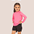 Conjunto menina Praia e Piscina Proteção Uv Kit Blusa+Shorts 4 ao 16 49-A - Imagem 3