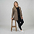 Casaco Cardigan Feminino Lanzinha P ao G3 Liso Lavin Basic 52-A - Imagem 4