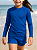 Conjunto Proteção Uv Meninas Praia Blusa Manga Longa e Shorts 4 ao 16 Lavin Basic - Imagem 2