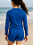 Conjunto Proteção Uv Meninas Praia Blusa Manga Longa e Shorts 4 ao 16 Lavin Basic - Imagem 3