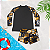 Conjunto Menino Blusa Manga Estampada + Sunga Estampada Adolescente Proteção UV50+ 44-ME - Imagem 6